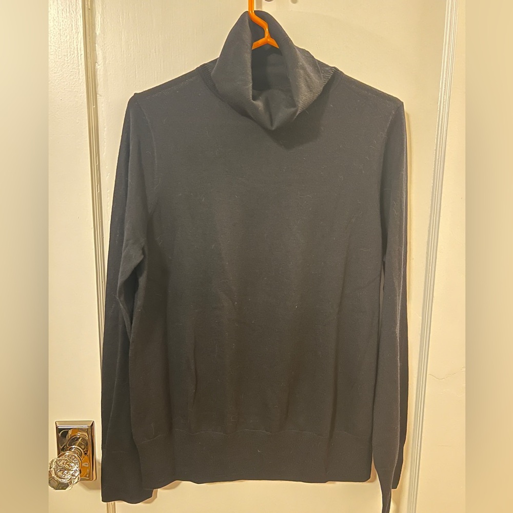 J. Crew Black Turtleneck Sweater